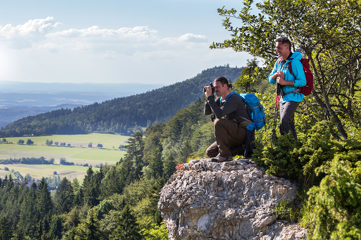 Ausblick ins Donaubergland vom Donauberglandweg