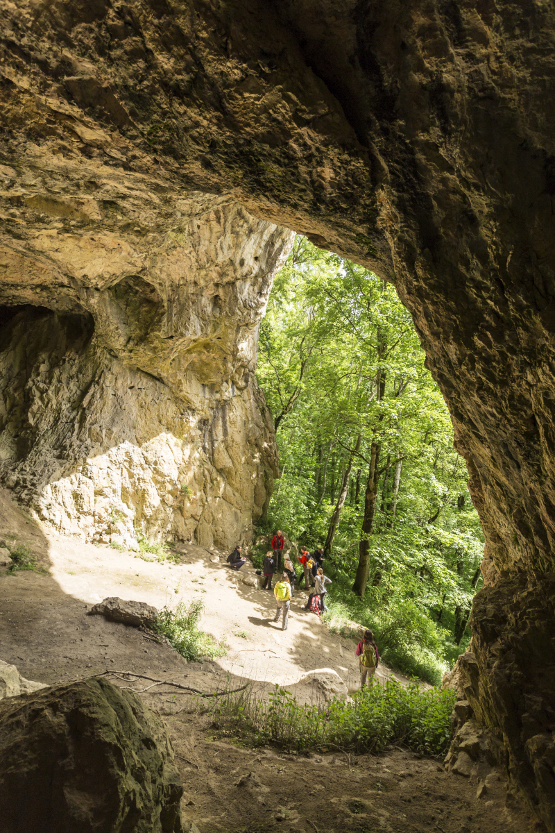 Bronner Höhle bei Fridingen im Donautal, Foto Th. Rathay