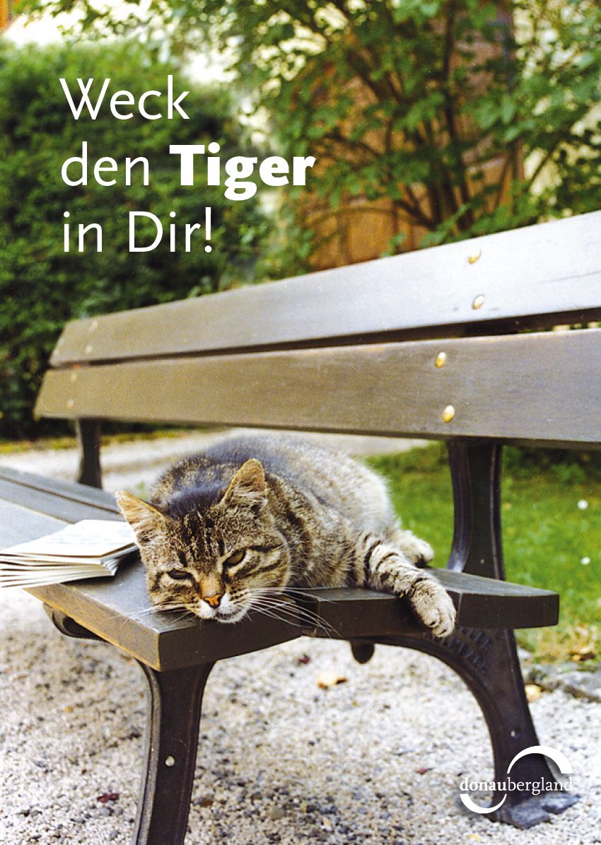 weck-den-tiger-in-dir Postkarte Inzigkofen Wandern