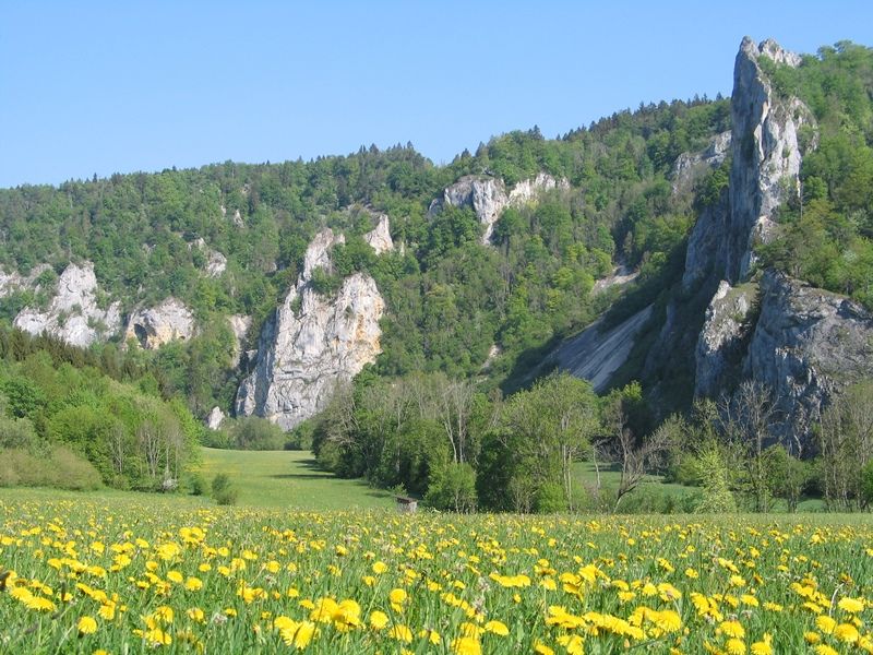 Das Donautal bei Beuron