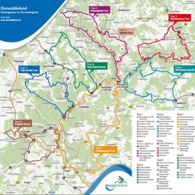 e-bike-routen-karte Donaubergland - E-Bike-Tourenkarten
